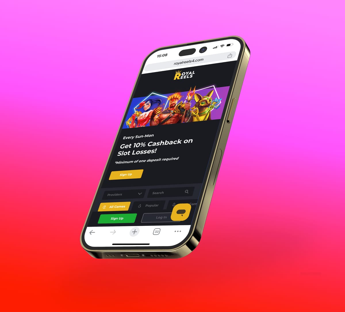 Royal Reels mobile casino app