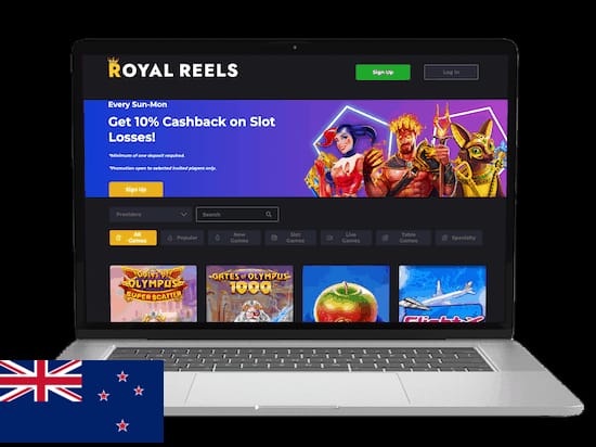 Royal Reels casino payout options.